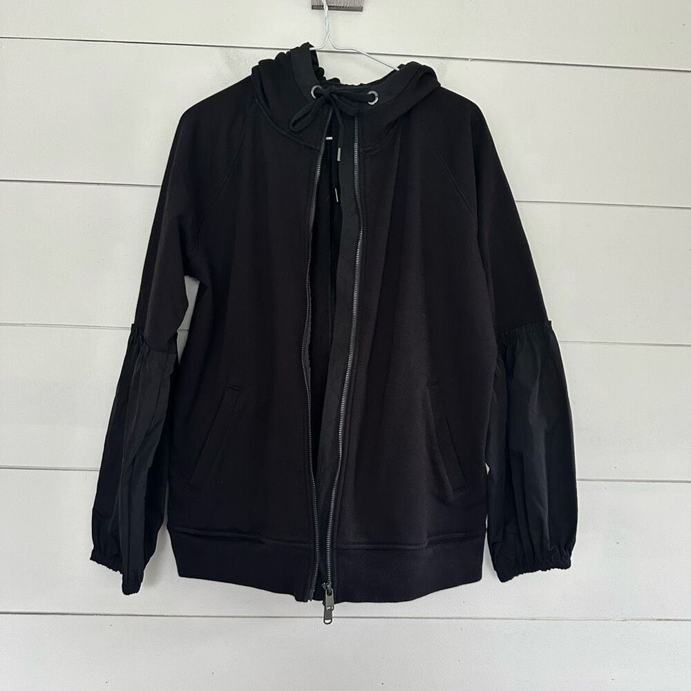 Athleta Women’s Small Black on My Way Triumph hoodie Jacket